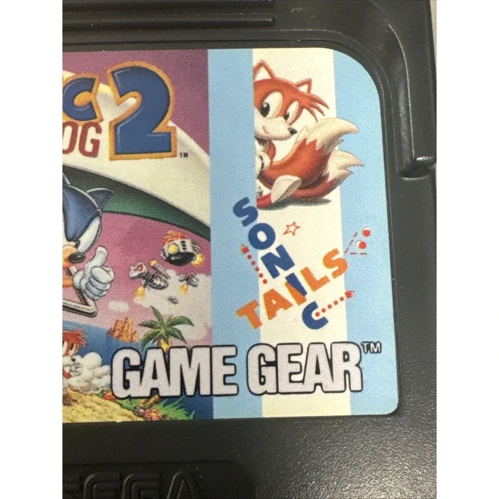 SEGA Sonic the Hedgehog 2 Platformer Sega Game Gear 1 Player with Case Untested